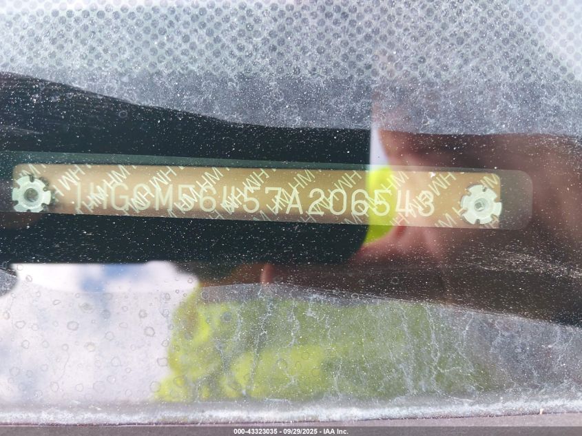 2007 Honda Accord 2.4 Lx VIN: 1HGCM56457A206543 Lot: 43323035