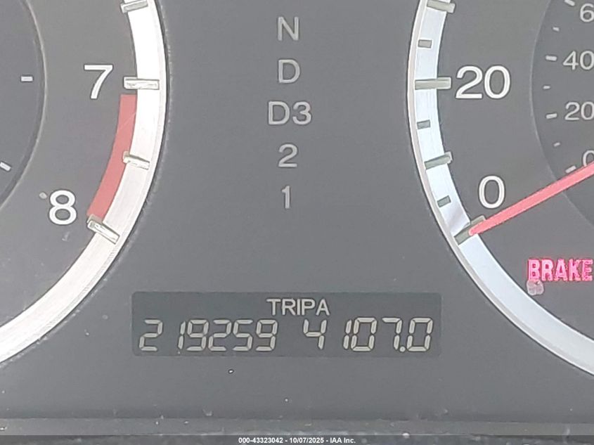 2008 Honda Accord 2.4 Ex VIN: 1HGCP267X8A033393 Lot: 43323042