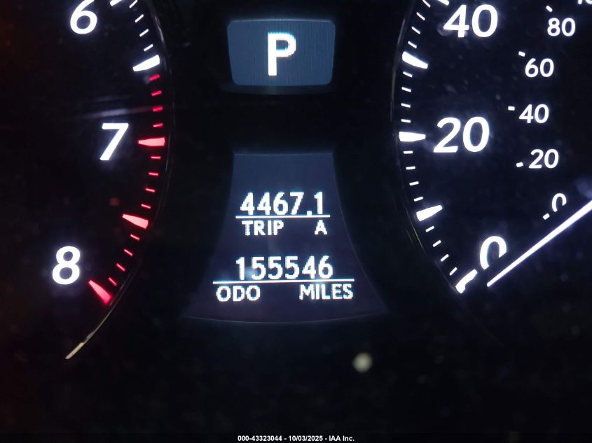 2007 Lexus Ls 460 VIN: JTHBL46F775015433 Lot: 43323044