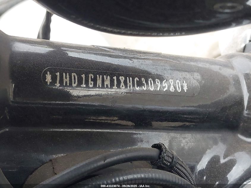 2017 Harley-Davidson Fxdl Dyna Low Rider VIN: 1HD1GNM18HC309580 Lot: 43323074