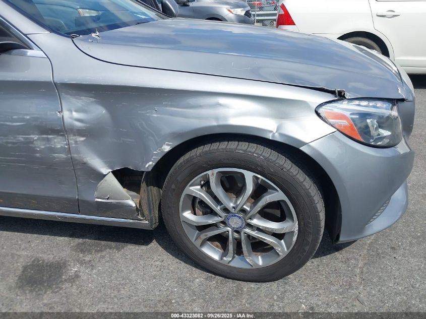 2015 Mercedes-Benz C 300 4Matic VIN: 55SWF4KBXFU028220 Lot: 43323082