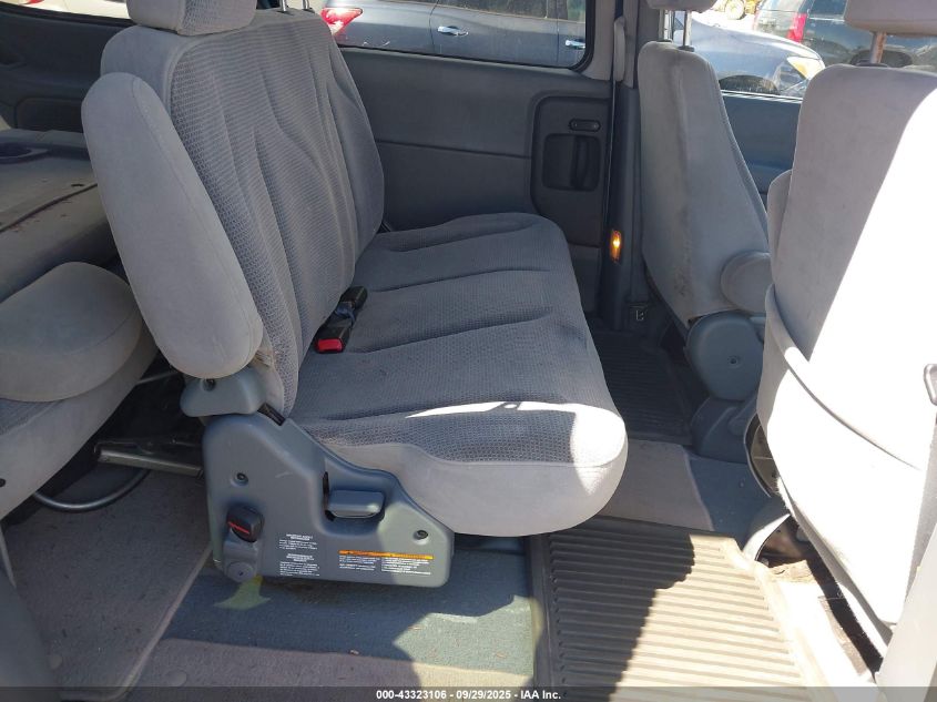 2001 Mercury Villager VIN: 4M2ZV11T21DJ07904 Lot: 43323106