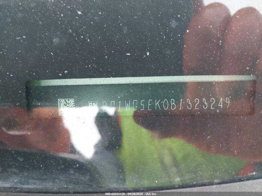 2011 Chevrolet Impala Lt VIN: 2G1WG5EK0B1323249 Lot: 43323125