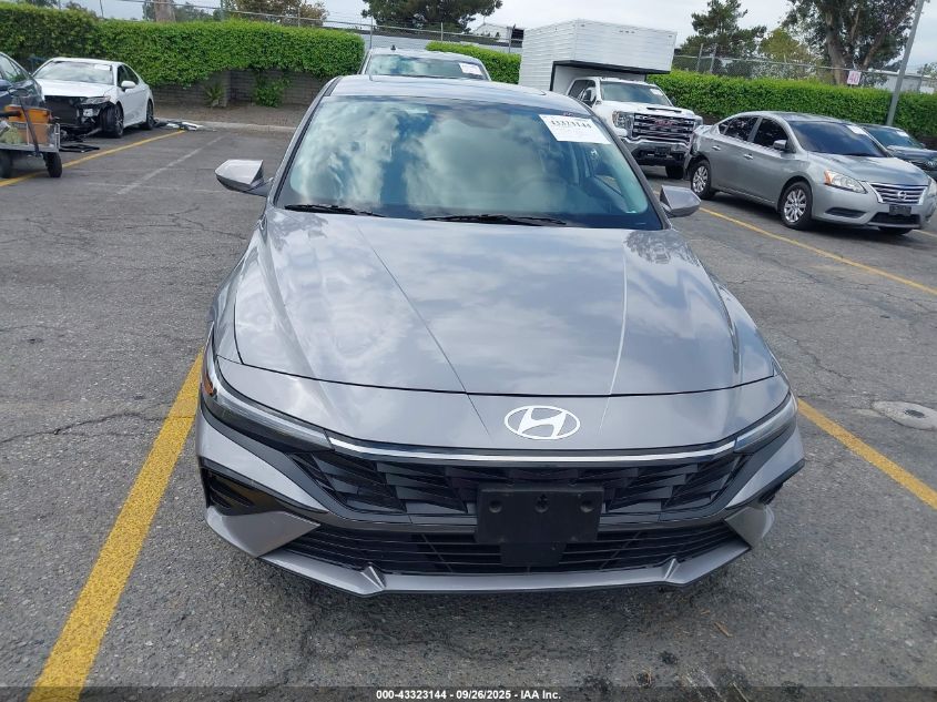 2025 Hyundai Elantra Sel Convenience VIN: KMHLS4DG8SU002964 Lot: 43323144