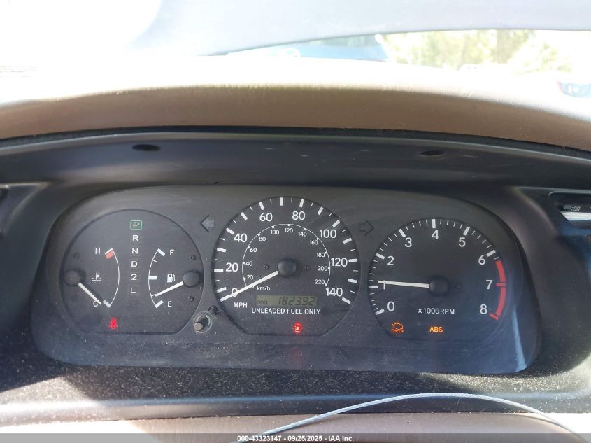 1999 Toyota Camry Le VIN: JT2BG22K4X0307527 Lot: 43323147