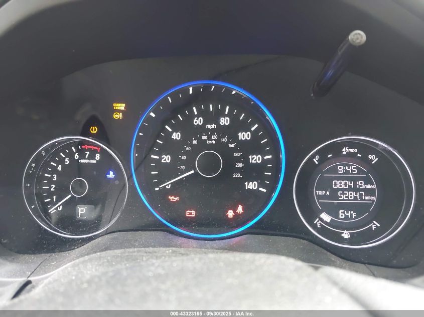 2018 Honda Hr-V Ex VIN: 3CZRU6H53JM728600 Lot: 43323165