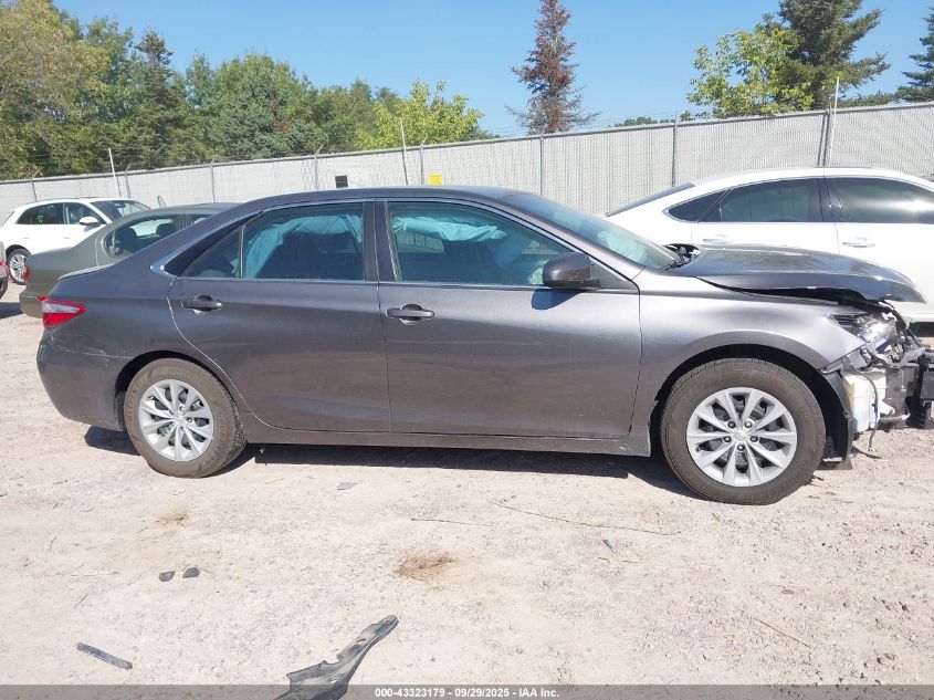 2016 Toyota Camry Le VIN: 4T4BF1FK4GR563661 Lot: 43323179