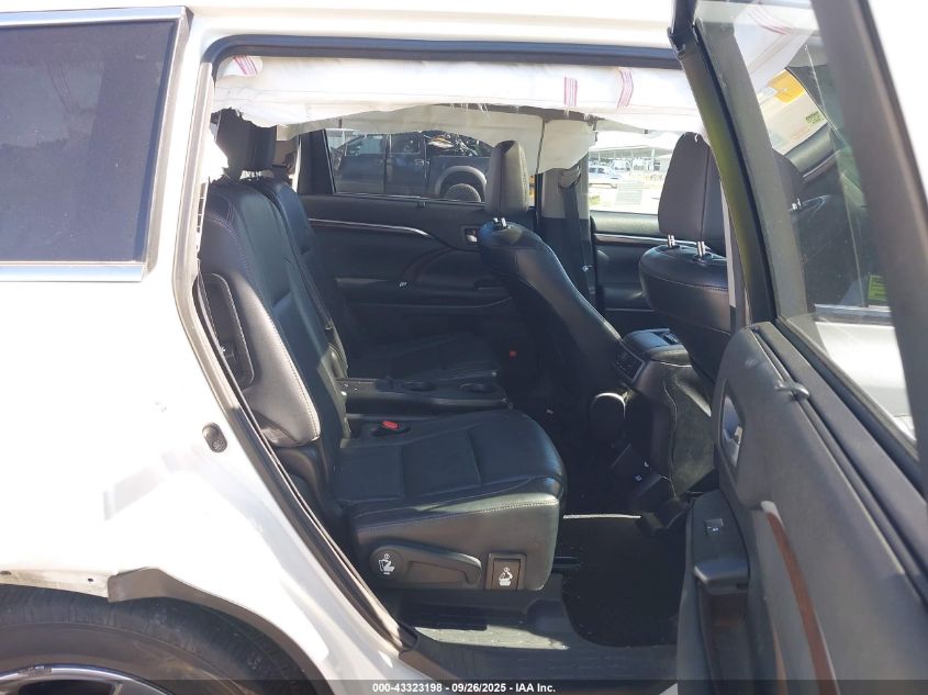 2015 Toyota Highlander Limited V6 VIN: 5TDDKRFH7FS144163 Lot: 43323198