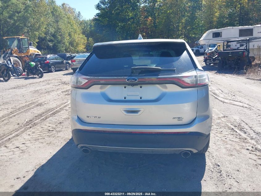 2015 Ford Edge Sel VIN: 2FMTK4J83FBB16766 Lot: 43323211
