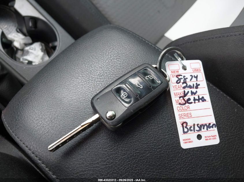 2018 Volkswagen Jetta 1.4T S VIN: 3VW2B7AJ3JM233644 Lot: 43323313