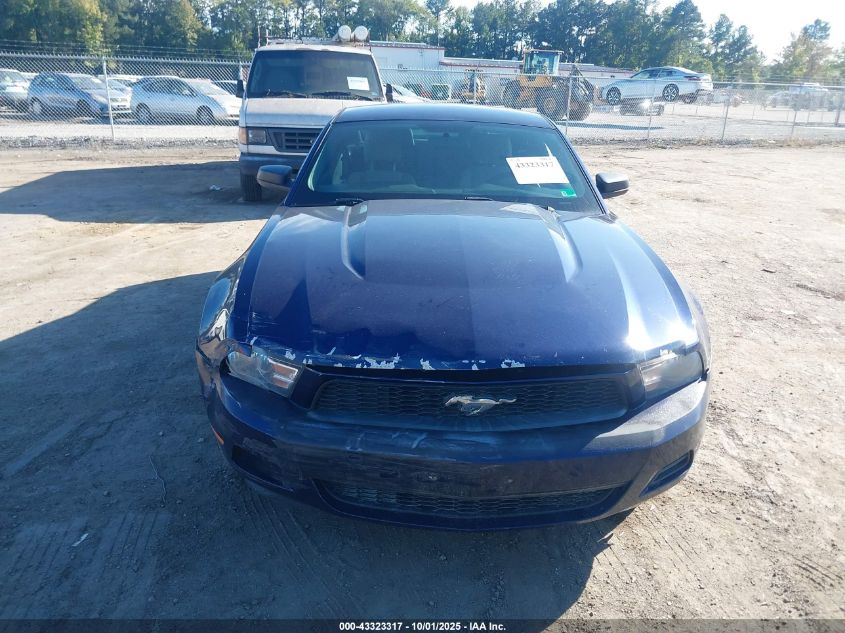 2012 Ford Mustang V6 VIN: 1ZVBP8AM0C5241856 Lot: 43323317