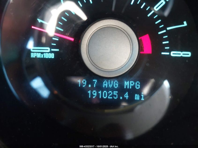 2012 Ford Mustang V6 VIN: 1ZVBP8AM0C5241856 Lot: 43323317