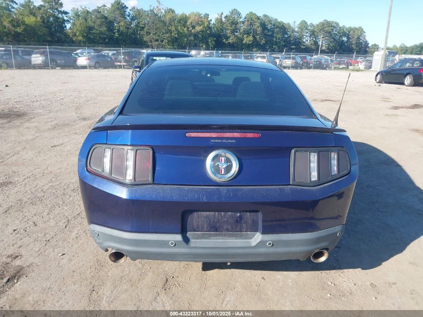 2012 Ford Mustang V6 VIN: 1ZVBP8AM0C5241856 Lot: 43323317