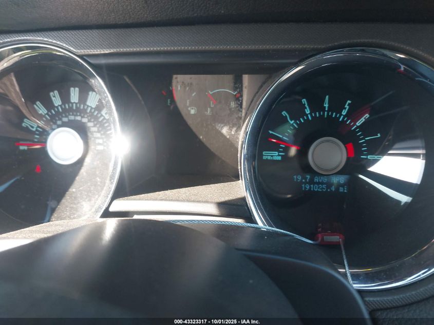 2012 Ford Mustang V6 VIN: 1ZVBP8AM0C5241856 Lot: 43323317