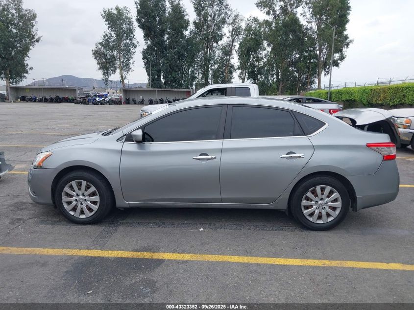 2014 Nissan Sentra Fe+ S VIN: 3N1AB7AP3EY328743 Lot: 43323352