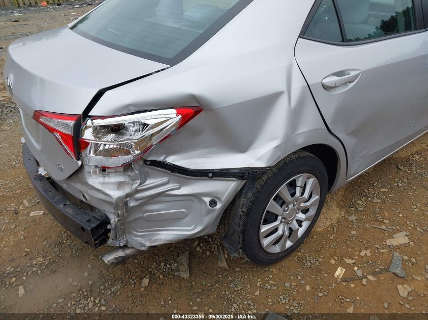 2016 Toyota Corolla Le VIN: 2T1BURHE8GC707929 Lot: 43323355