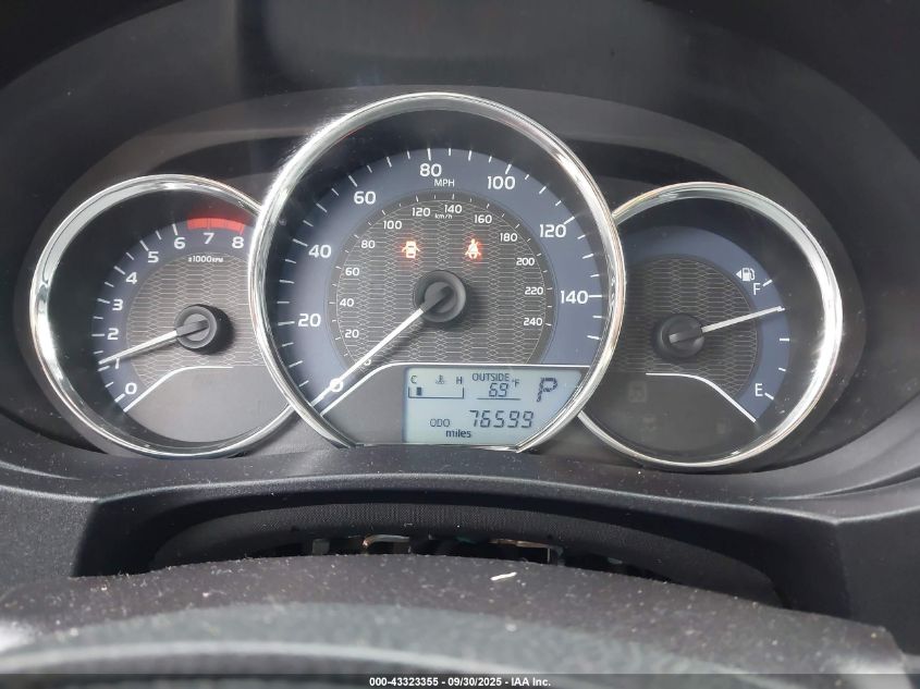 2016 Toyota Corolla Le VIN: 2T1BURHE8GC707929 Lot: 43323355