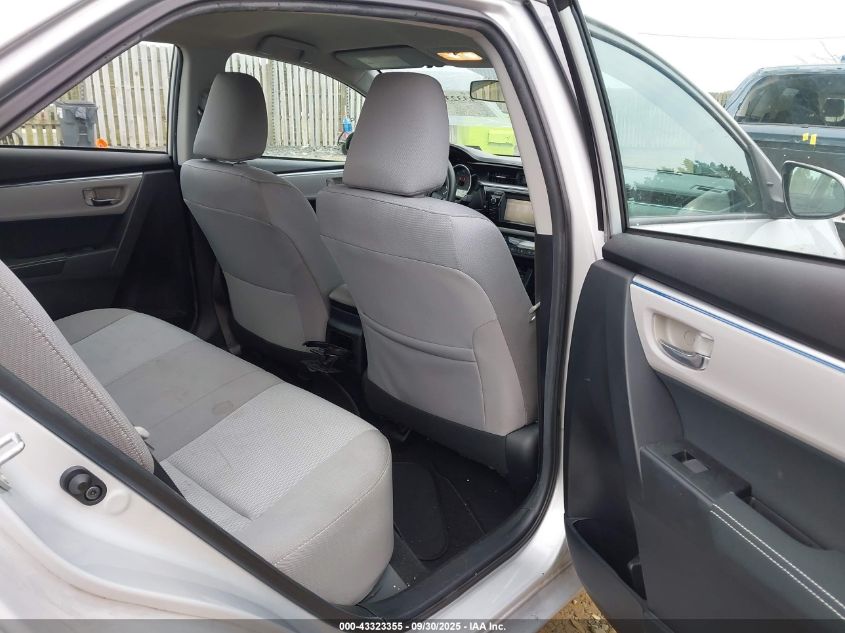 2016 Toyota Corolla Le VIN: 2T1BURHE8GC707929 Lot: 43323355