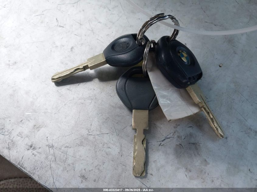 1998 BMW Z3 1.9 VIN: 4USCH7322WLE05728 Lot: 43323417