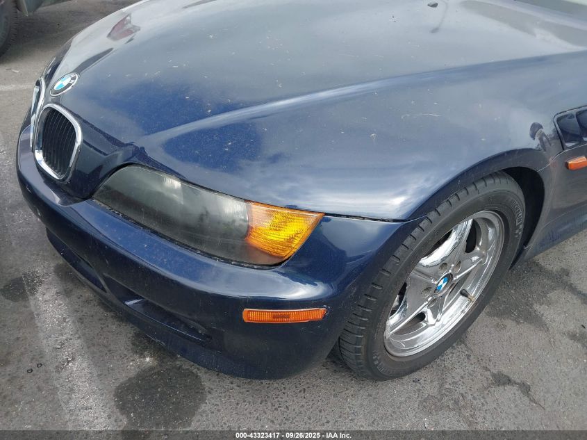 1998 BMW Z3 1.9 VIN: 4USCH7322WLE05728 Lot: 43323417