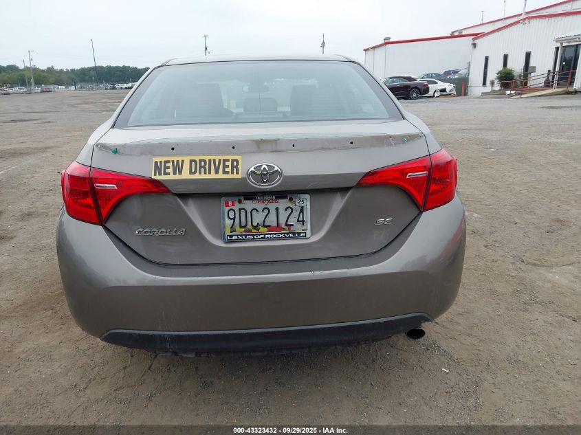 2017 Toyota Corolla Se VIN: 5YFBURHE1HP621282 Lot: 43323432