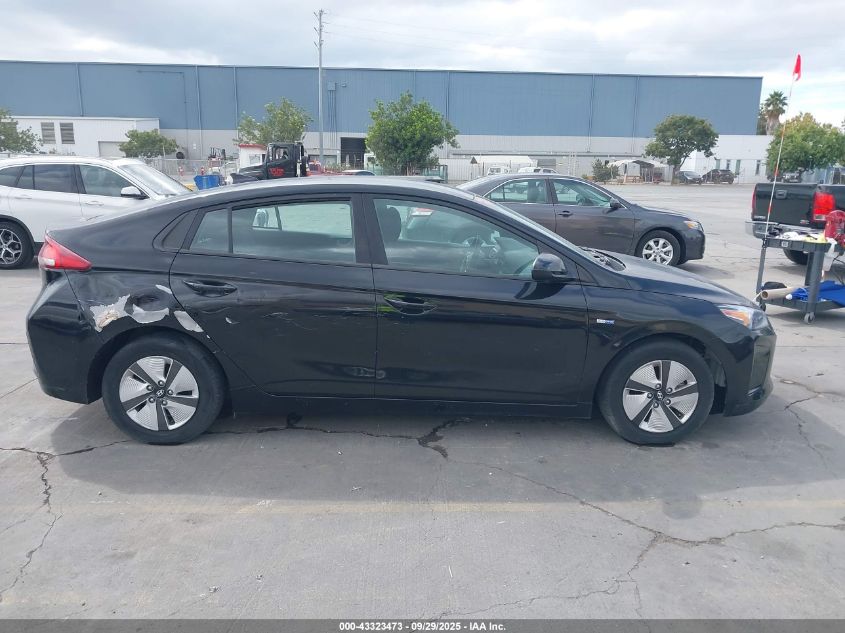 2019 Hyundai Ioniq Hybrid Blue VIN: KMHC65LC5KU181263 Lot: 43323473