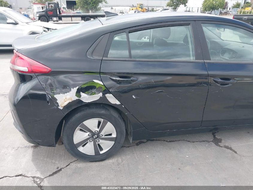 2019 Hyundai Ioniq Hybrid Blue VIN: KMHC65LC5KU181263 Lot: 43323473