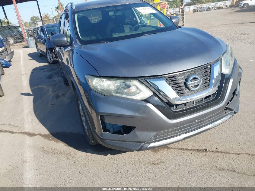 2017 Nissan Rogue Sv VIN: JN8AT2MV2HW278683 Lot: 43323485