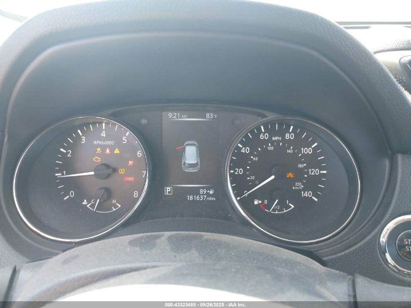 2017 Nissan Rogue Sv VIN: JN8AT2MV2HW278683 Lot: 43323485