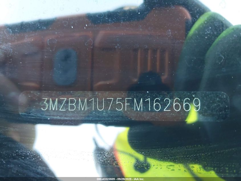 2015 Mazda Mazda3 I Sport VIN: 3MZBM1U75FM162669 Lot: 43323509