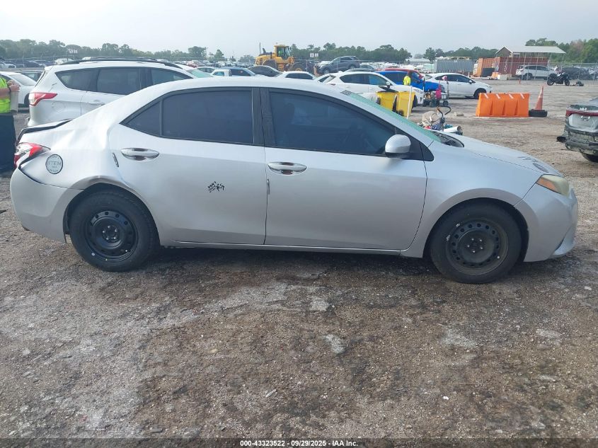 2014 Toyota Corolla Le VIN: 2T1BURHE4EC143578 Lot: 43323522