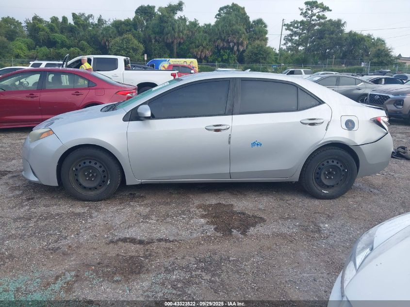 2014 Toyota Corolla Le VIN: 2T1BURHE4EC143578 Lot: 43323522