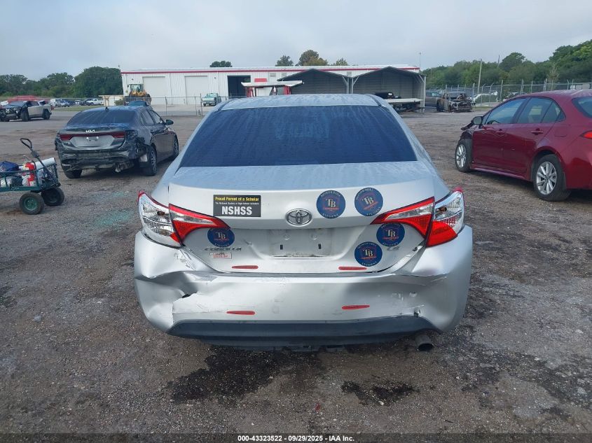 2014 Toyota Corolla Le VIN: 2T1BURHE4EC143578 Lot: 43323522