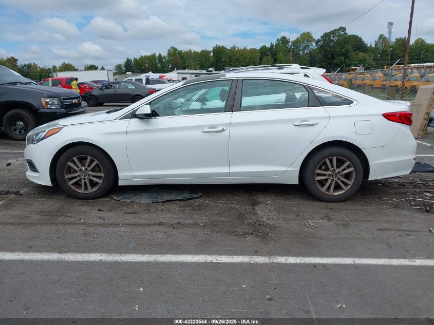 2016 Hyundai Sonata Se VIN: 5NPE24AF2GH355310 Lot: 43323544