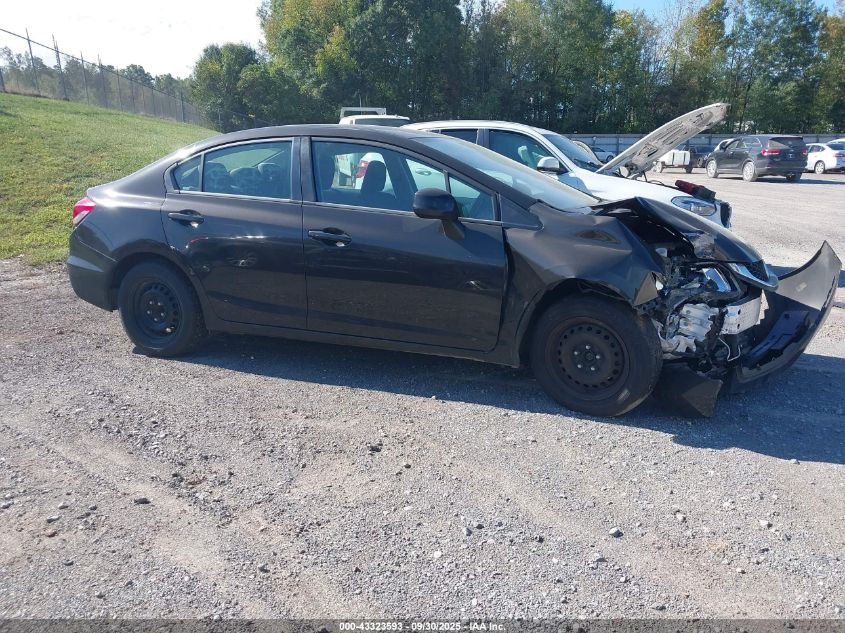 2013 Honda Civic Lx VIN: 19XFB2F56DE001962 Lot: 43323593