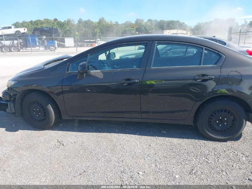 2013 Honda Civic Lx VIN: 19XFB2F56DE001962 Lot: 43323593