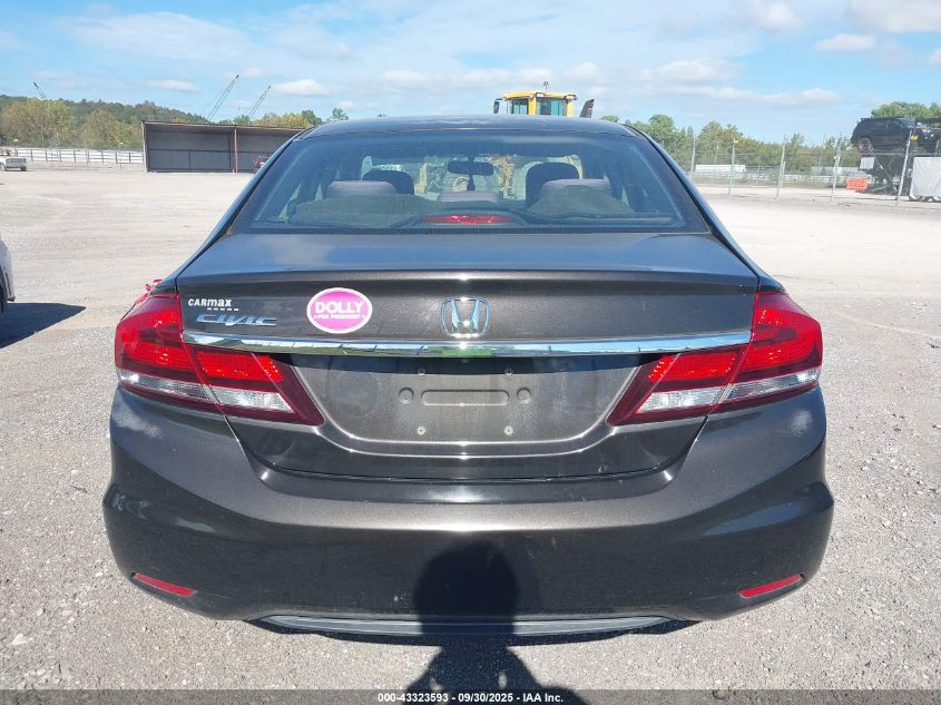 2013 Honda Civic Lx VIN: 19XFB2F56DE001962 Lot: 43323593