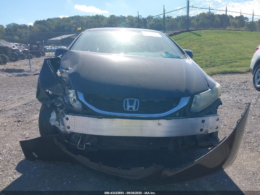 2013 Honda Civic Lx VIN: 19XFB2F56DE001962 Lot: 43323593