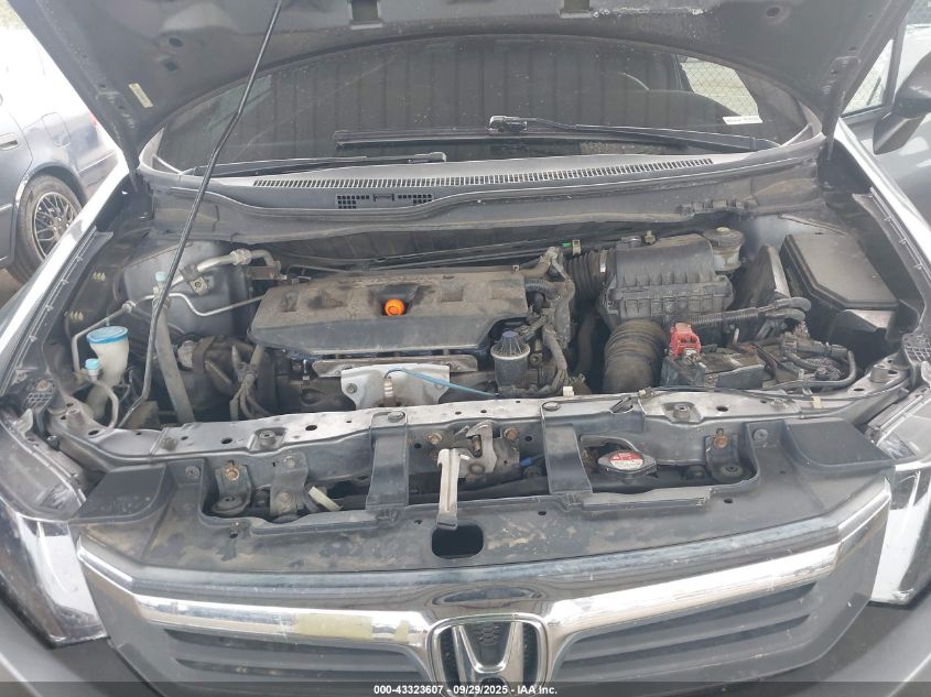 2012 Honda Civic Lx VIN: 19XFB2F5XCE001168 Lot: 43323607