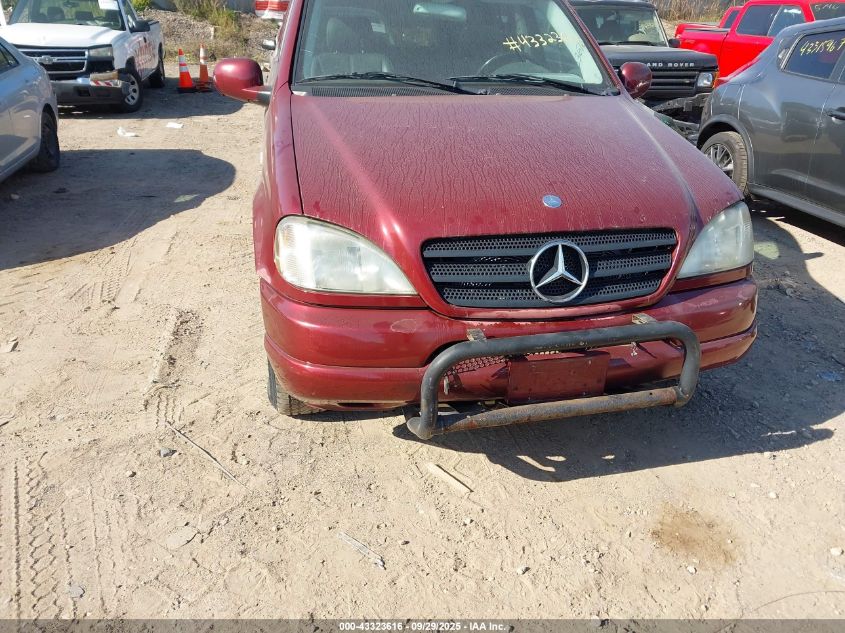 2000 Mercedes-Benz Ml 320 VIN: 4JGAB54E4YA156089 Lot: 43323616