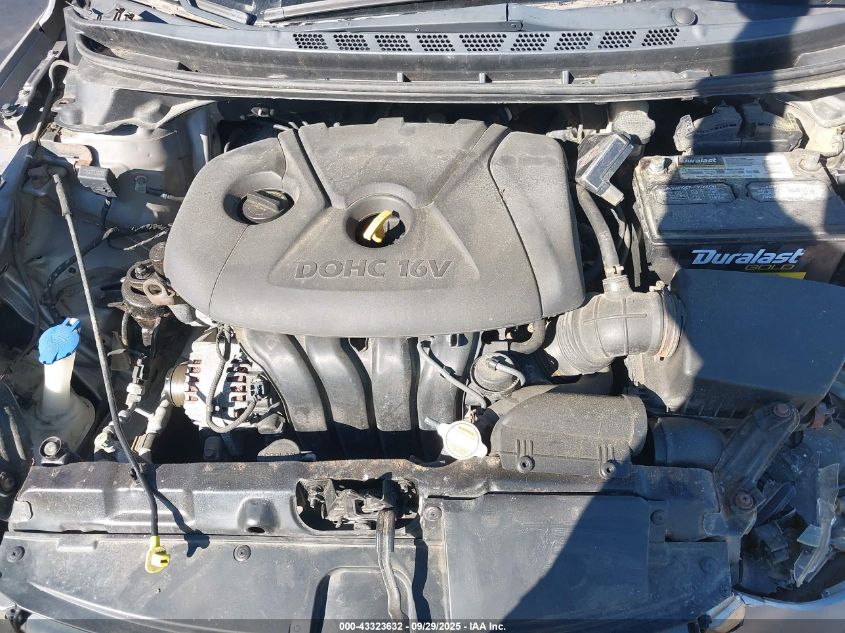 2012 Hyundai Elantra Limited VIN: 5NPDH4AE3CH139266 Lot: 43323632