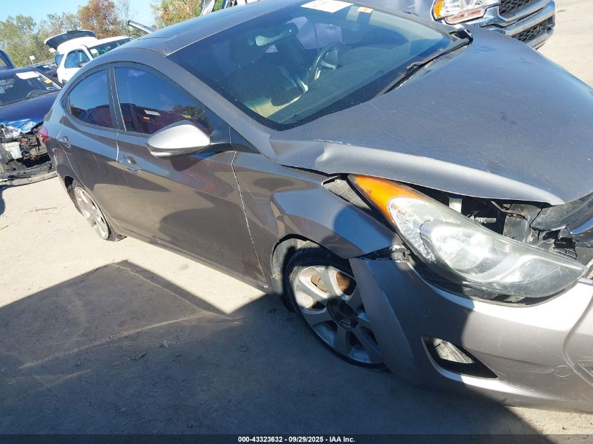 2012 Hyundai Elantra Limited VIN: 5NPDH4AE3CH139266 Lot: 43323632
