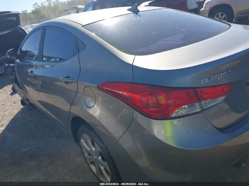 2012 Hyundai Elantra Limited VIN: 5NPDH4AE3CH139266 Lot: 43323632