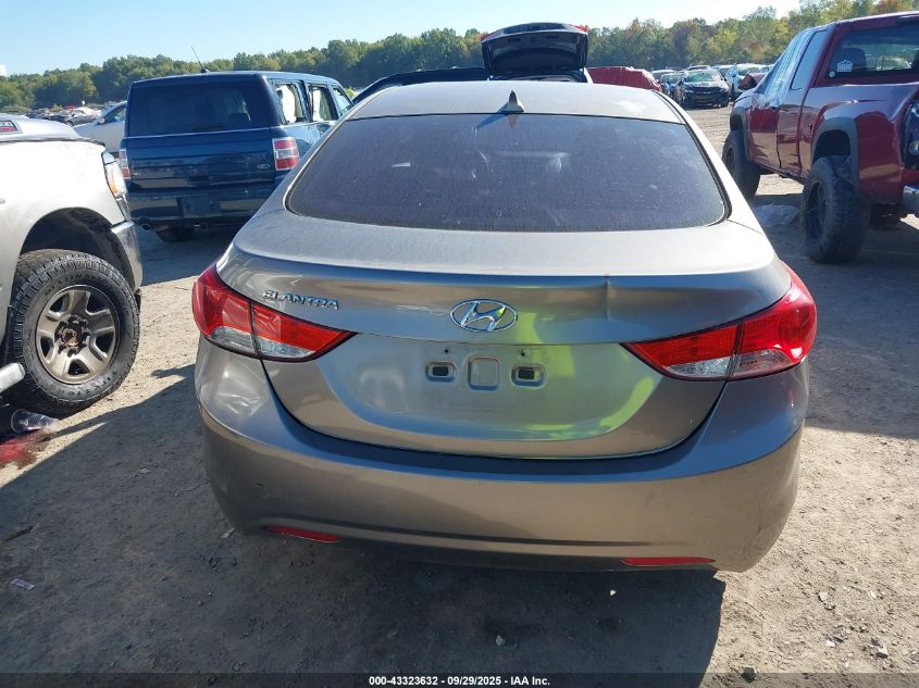 2012 Hyundai Elantra Limited VIN: 5NPDH4AE3CH139266 Lot: 43323632