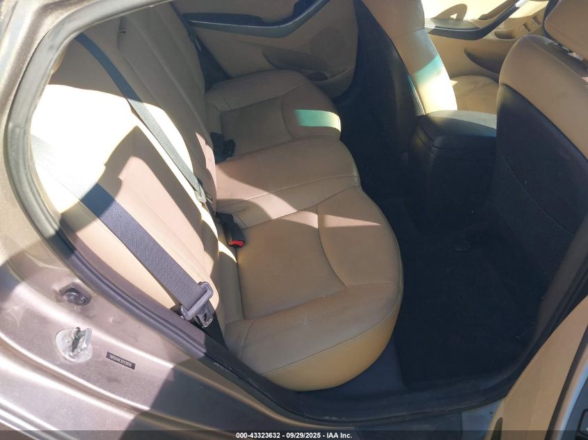 2012 Hyundai Elantra Limited VIN: 5NPDH4AE3CH139266 Lot: 43323632