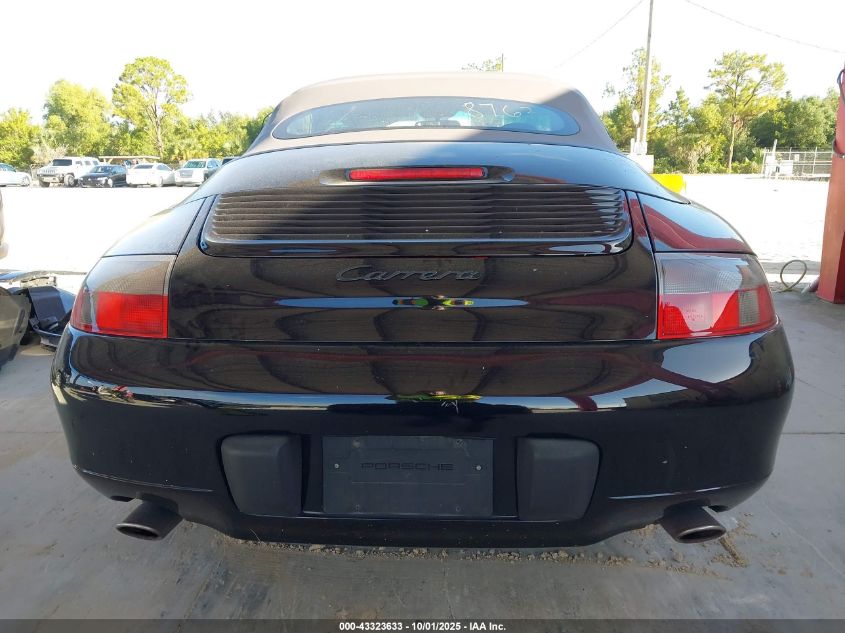 2001 Porsche 911 Carrera/Carrera 4 VIN: WP0CA299X1S650452 Lot: 43323633