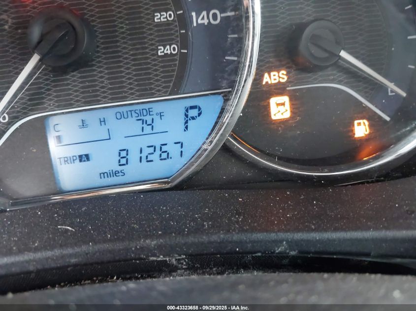 2016 Toyota Corolla Le VIN: 5YFBURHE5GP486001 Lot: 43323658