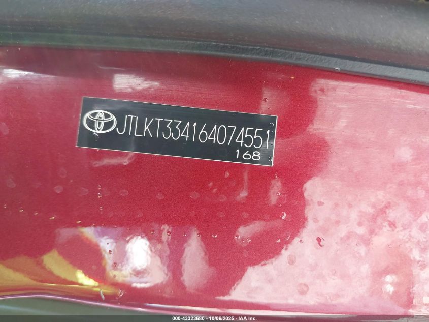 2006 Scion Xb VIN: JTLKT334164074551 Lot: 43323680