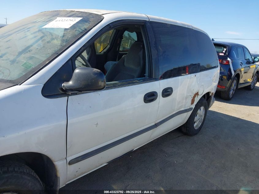 2000 Dodge Caravan VIN: 2B4GP25R0YR663631 Lot: 43323792