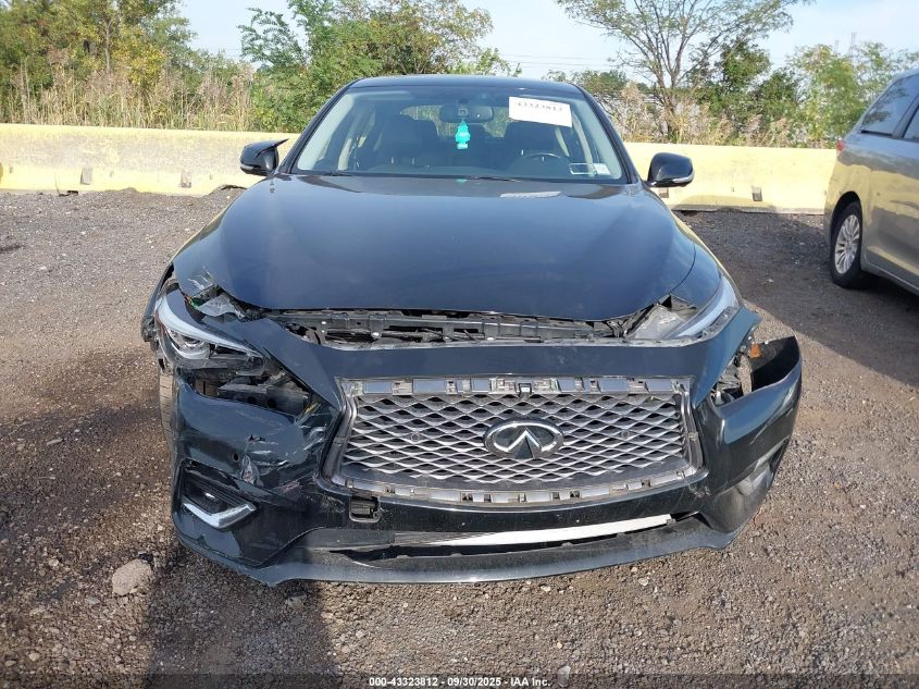 2021 Infiniti Q50 Luxe VIN: JN1EV7BR8MM750176 Lot: 43323812